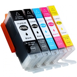 [PACAIMCA470CO] - PACK CARTOUCHE IMPRIMANTE CANON 5040 470/471 CORALJET